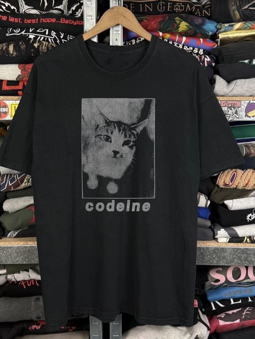 Rare Codeine Washed Black Tee